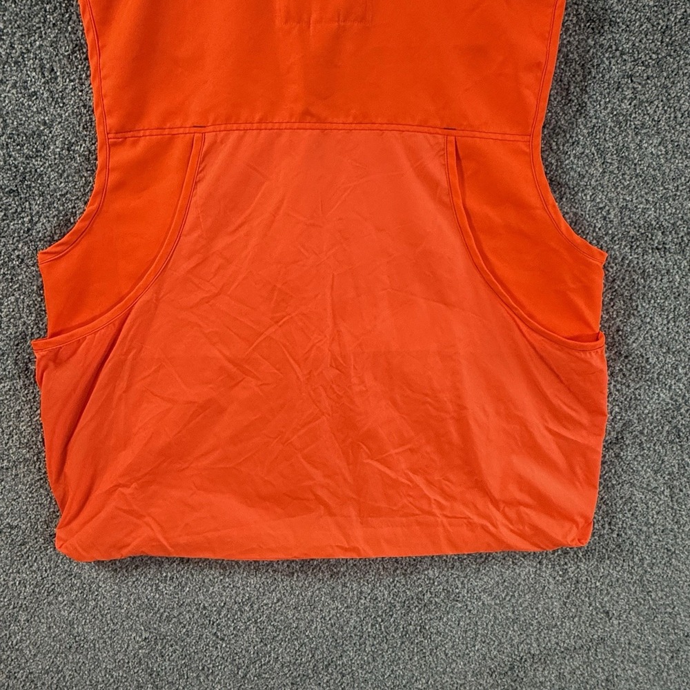 Gamehide Hunting Vest Adult Large Blaze Orange Shell Holder Zip Front Men - Picture 11 of 14